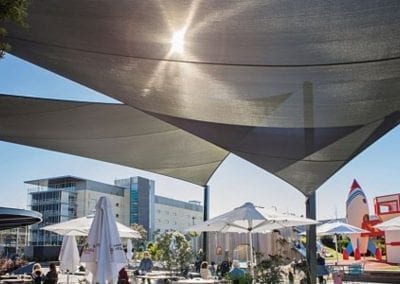 Grey Cafe Shade Sail